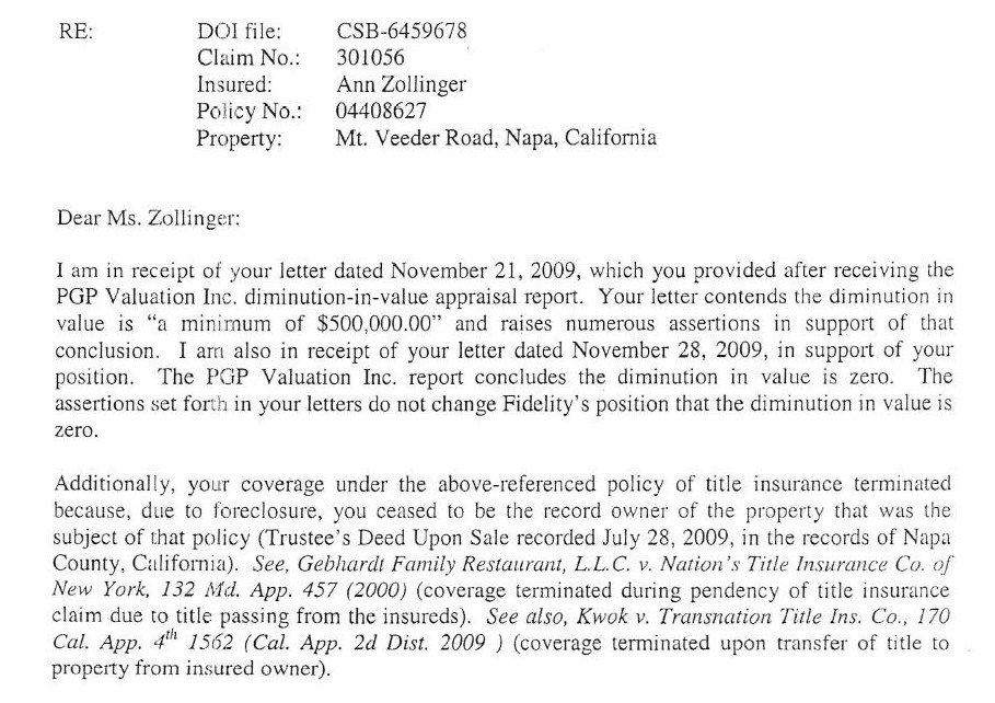 Application letter to insurance company for claim